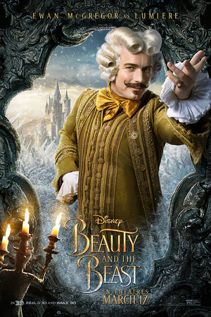  Beauty and the Beast (2017) Character Poster - Lumiere