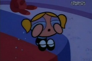 Bubbles crying