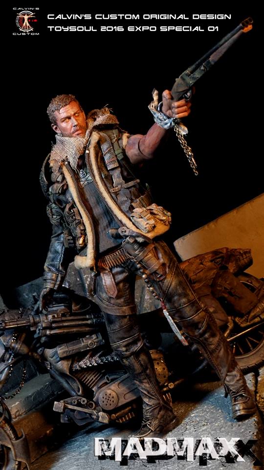 Calvin's Custom 1:6 One sixth scale TOYSOUL 2016 Special "MAD MAX" Fury Road on Bike