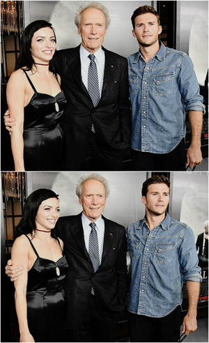 Clint Eastwood, Francesca Eastwood, and Scott Eastwood attend the screening of ‘Sully’