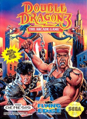  Double Dragon 3 - Sega Genesis Cover