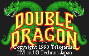  Double Dragon - Atari Lynx tiêu đề Screen