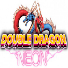 Double Dragon Neon Logo - Icon