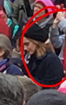  Emma Watson at the Women's March in Washington D.C.[January 21, 2017](Socail media pics)