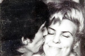  George kissing his sister, Louise