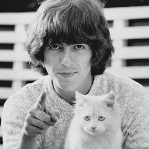  George with his cat