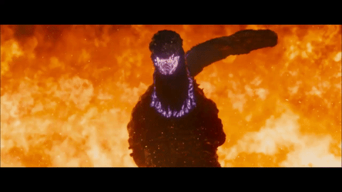 Burning Godzillas victory no background music  Godzilla King of the  Monsters on Make a GIF