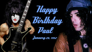  HAPPY BIRTHDAY Paul ~January 20, 1952
