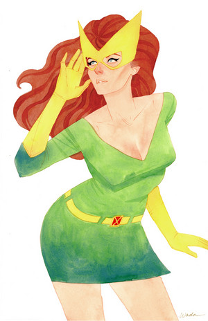  Jean GRey aka Marvel Girl sa pamamagitan ng kevinwada