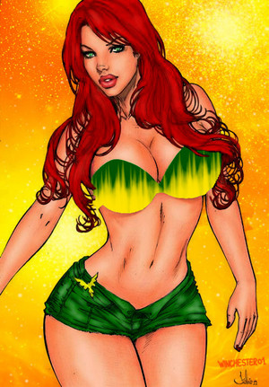 Jean Grey 2 by Fabio by winchester01