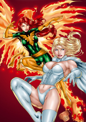 Jean and Emma by Ed Benes by tony058