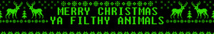 Merry Christmas, Ya Filthy Animals - Fanpop Profile Banner