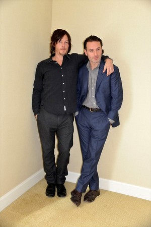  Norman Reedus and Andrew lincoln