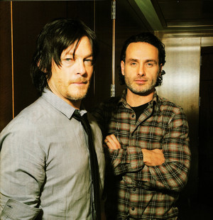 Norman Reedus and Andrew Lincoln