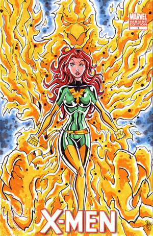  Phoenix sketch cover bởi calslayton