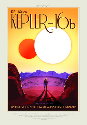  Poster - Kepler-16b