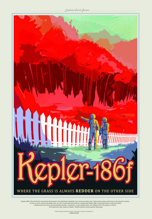  Poster - Kepler-186f