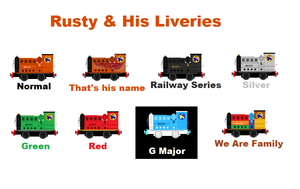  Rusty And His Liveries