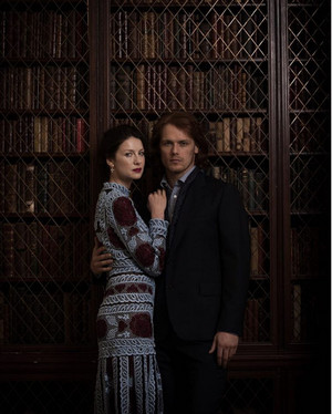  Sam Heughan and Caitriona Balfe Picture