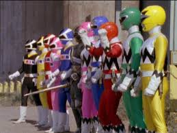  Weltraum Power Rangers and Lost Galaxy Power Rangers Morphed