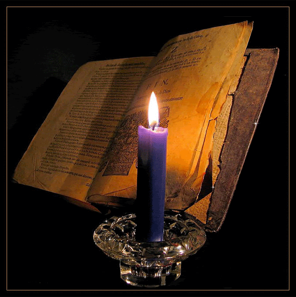 Stunning Candle With Book