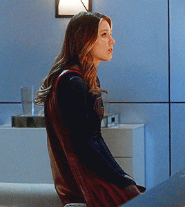  Supergirl at Cat's balcony