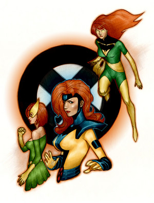  The Faces of Jean Grey Von new moon night