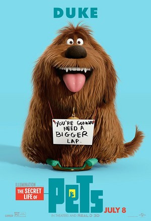 The Secret Life Of Pets Character Poster
