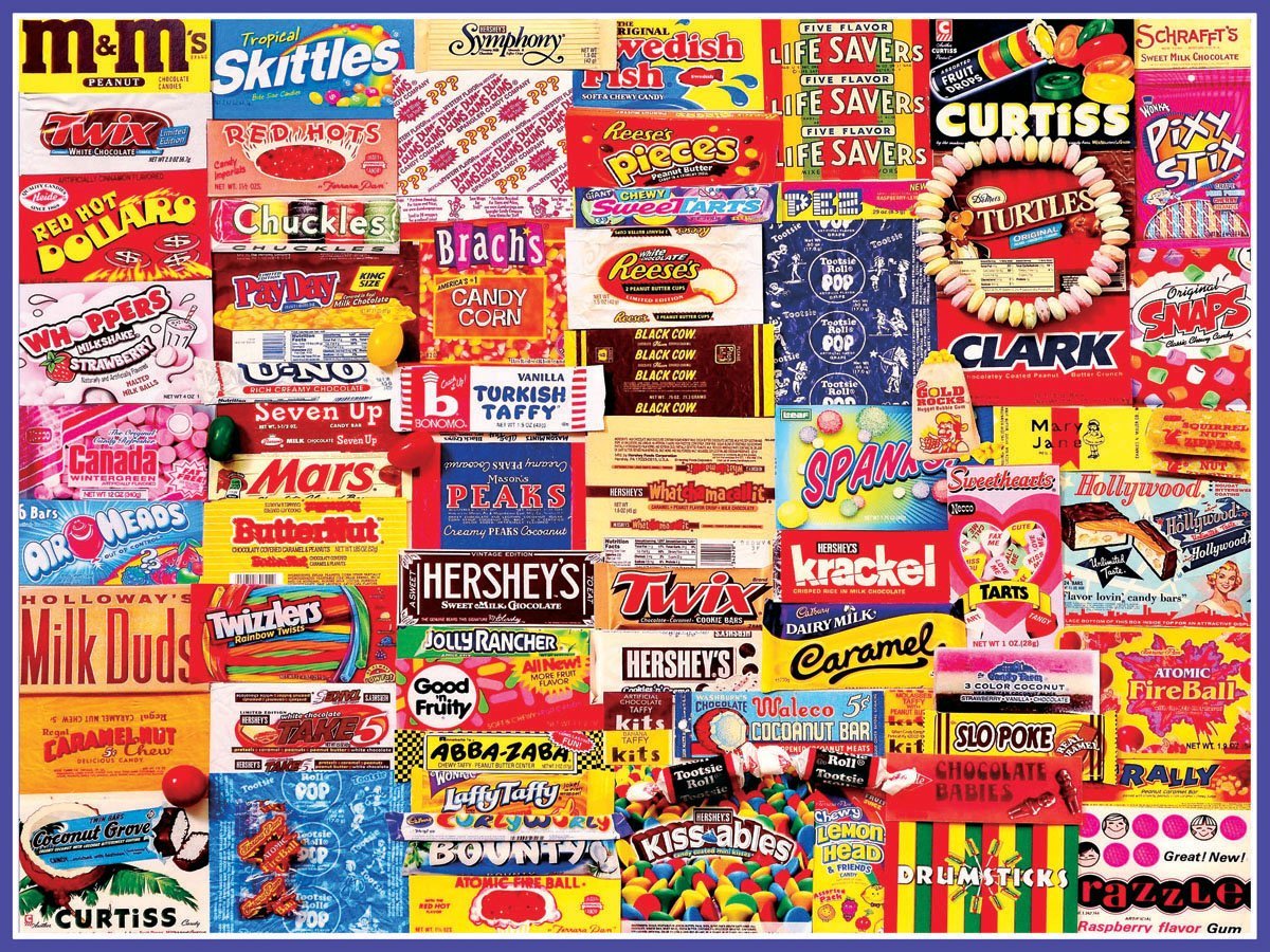 Vintage Candy Wrappers
