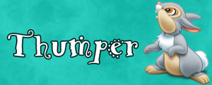 Walt Disney Character Banner - Thumper