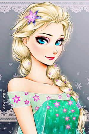  Walt disney fã Art – queen Elsa