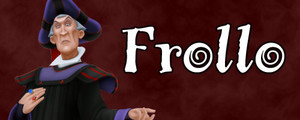  Walt डिज़्नी Villain Banner - Frollo