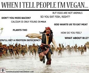 When I Tell People I'm Vegan...