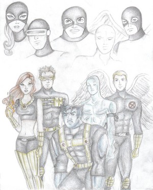  X men original team bởi davidgozu