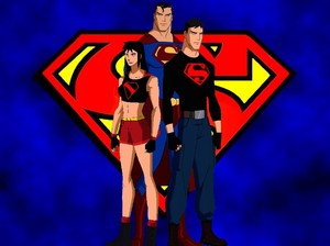  superman, Superboy, and Supergirl
