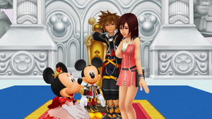 you always here to welcome in disney castle kairi