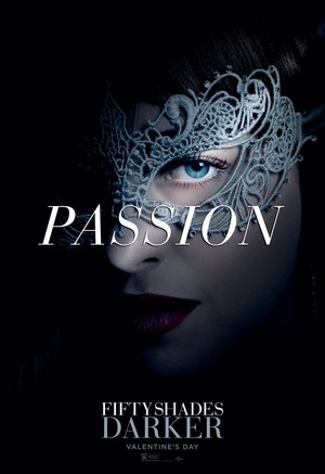  Công chúa Anastasia Steele Fifty Shades Darker poster "PASSION"