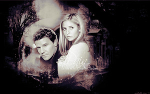  Angel/Buffy karatasi la kupamba ukuta - Pain