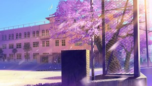 Anime School Winter Street