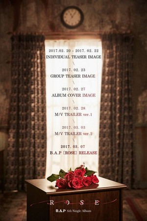  B.A.P reveal 'Rose' comeback schedule
