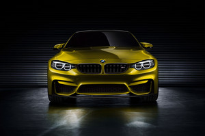  BMW M4 쿠페, 쿠 페 Concept 2013 (Golden) Front View