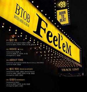  BTOB reveals official tracklist for 'Feel'eM'