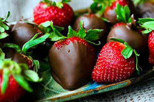 chocolate and Strawberries