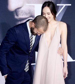  Dakota and Jamie at the Fifty Shades Darker premiere in L.A.