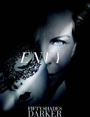  Elena ইংল্যাণ্ডের লিংকনে তৈরি একধরনের ঝলমলে সবুজ রঙের কাপড় Fifty Shades Darker "ENVY" poster