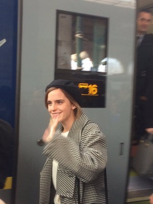  Emma Watson arrived in Paris to promote 'Beauty and the Beast' [February 19, 2017]