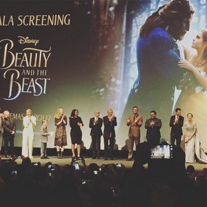  Emma Watson at the লন্ডন premiere of 'Beauty and the Beast'