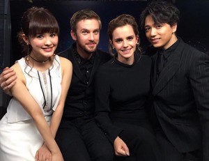  Emma Watson during 'Beauty and the Beast' press junket in 런던 [February 22, 2017]