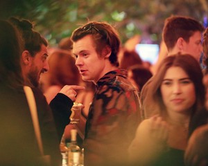  Harry Styles at his 23rd birthday party