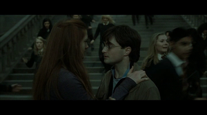 Harry and Ginny after the kiss